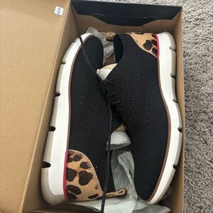 Cole Haan Black and Brown Sneakers with Cushioned Sole